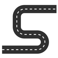 Road Icon Illustration