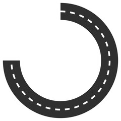 Road Icon Illustration