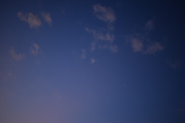 dark blue sky landscape with cloud