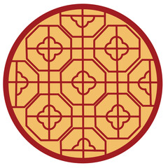 Lunar New Year illustration set, bacground,icon, ornamen. Chinese New Year,Happy New Year, congratulation