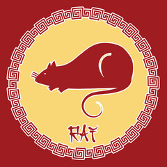 Lunar New Year illustration set, bacground,icon, ornamen. Chinese New Year,Happy New Year, congratulation