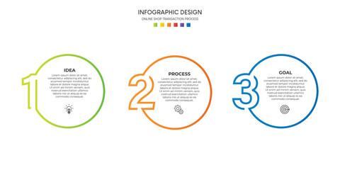 Steps business data visualization timeline process infographic template design with icons