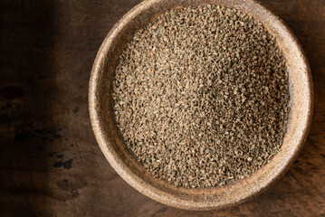 Celery Seeds in a Bowl
