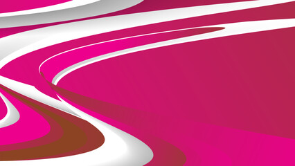 Pink abstract wavy shape wallpaper. Textured backdrop with bright color.