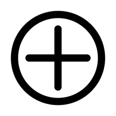 Ancillary Isolated Silhouette Solid Line Icon with ancillary, add Infographic Simple Vector Illustration