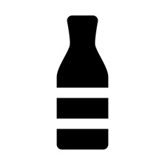 Cava Isolated Silhouette Solid Line Icon with cava, , alcohol, bottle, drink, wine Infographic Simple Vector Illustration
