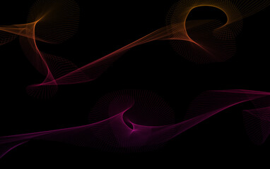 Elegant Line Abstract Background Wave Design. Swoosh speed Wave Modern art
