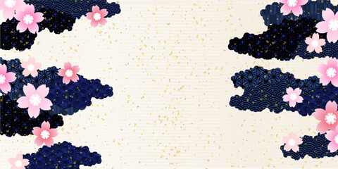 桜　春　和柄　背景