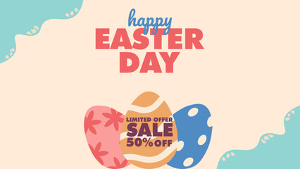 easter day sale desigbn banner, poster or social media post