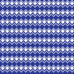 Argyle Fair Isle Seamless Pattern Design