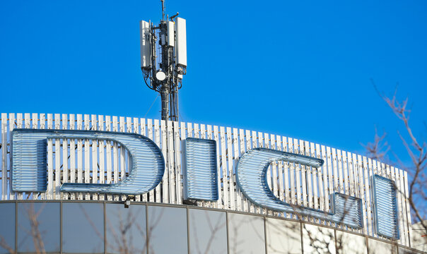 Digi logo in Bucharest, Romania. photo taken in January 2023.