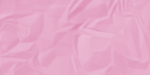 Fototapeta premium Pink paper crumpled texture. white fabric textured crumpled white paper background. panorama pink paper texture background, crumpled pattern texture backgrund. 