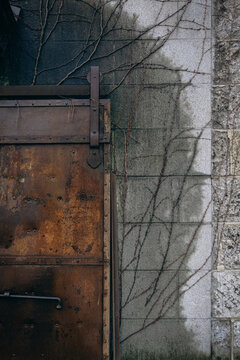  old house in a snowstorm - Otaru Hokkaido Japan