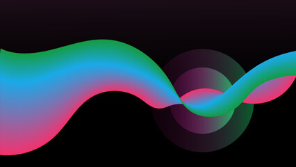 dark background and moon with Abstrac Color gradient or wallpaper vector illustration graphic design background template