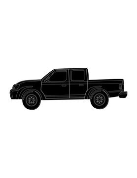 Vector illustration of car silhouette 