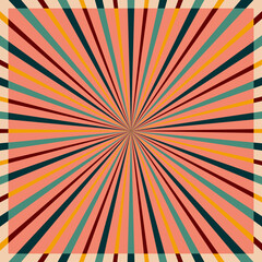 vector illustration retro grunge colorful sunburst background template banner business social media advertising. Abstract sunburst design.Vintage colorful rising sun or sun ray,sun burst retro