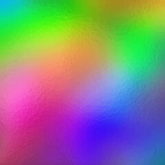 high saturate holographic rainbow foil texture, colorful gradient background, vector illustration for web design