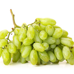 bunch of grapes isolated on white