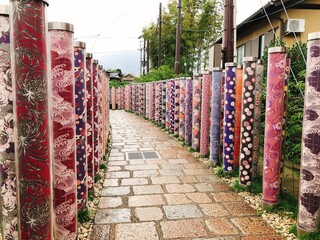 [Japan] View of The Kimono Forest of Arashiyama (Arashiyama, Kyoto city)
