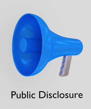Public Disclosure concept