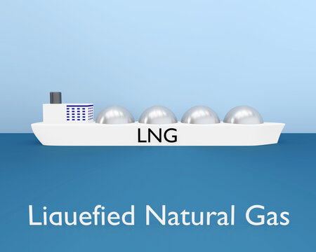 Liquefied Natural Gas concept