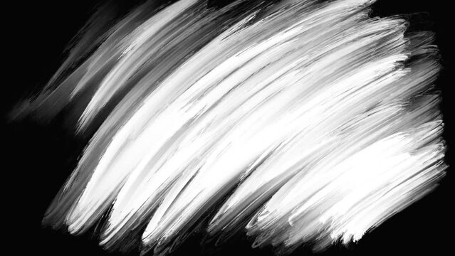 Abstract black screen hand-drawing zigzag overlay on alpha channel background with mask. High quality 4k footage