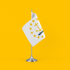 Rhode Island Table Flag