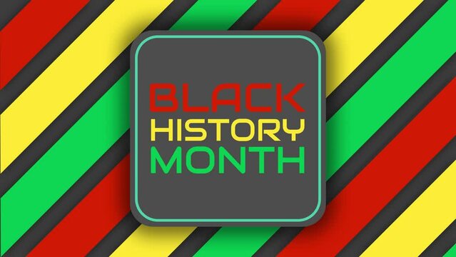 Black history month animated video for Black history month.