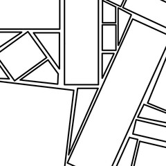 Square with illustration of a drawing