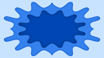 Blue wave, water wave, lines, blue sky background. Vector texture design poster banner abstract blue wallpaper background.
