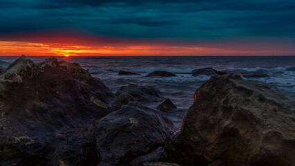 Obraz premium sunrise over the sea