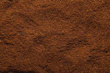 Aromatic powdered coffee texture background