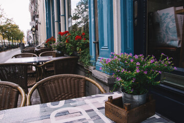 The exterior facade of the cafe