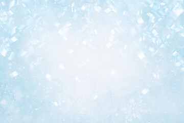 background christmas confetti snow abstract falling