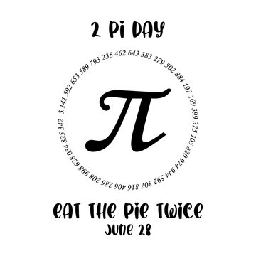 Happy international day of mathematics vector background illustration. World Pi Day banner