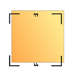 paper with qoute clip its like frame, Illustration vector graphic, ui or ux mobile, web, design template on your product