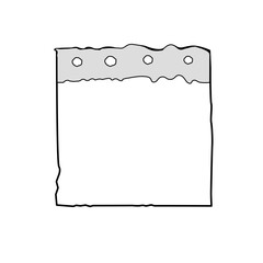 paper sheet, its like frame, Illustration vector graphic, ui or ux mobile, web, design template on your product