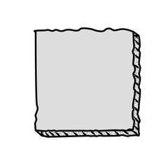 illustration of a paper, its like frame, Illustration vector graphic, ui or ux mobile, web, design template on your product
