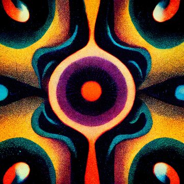 Timothy Leary Psychedelic Pattern 90s Rave Flyer Design Hyper Detailed Cinematic Dream Like Detail Detailed Textures 