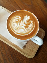 Hot Latte Coffee, Latte Art