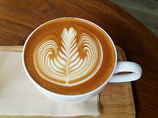 Hot Latte Coffee, Latte Art