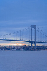 New York White Stone Bridge Landscape