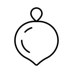 Christmas-Decoration Isolated Silhouette Solid Line Icon with christmas-decoration, christmas, christmas-ornament, festivity, merry-christmas, xmas Infographic Simple Vector Illustration