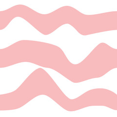 Fototapeta premium Pink y2k pattern with lines zebra girly glamorous illustration.
