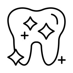 Clean-Teeth Isolated Silhouette Solid Line Icon with clean-teeth, dental, dentist, oral, teeth, toothpaste Infographic Simple Vector Illustration