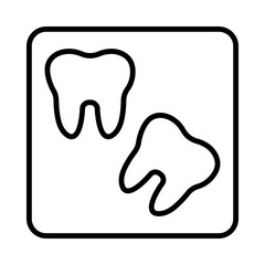 Tooth-Extraction Isolated Silhouette Solid Line Icon with tooth-extraction, dental, dental-surgery, dentist, oral, teeth Infographic Simple Vector Illustration