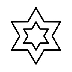 Star Isolated Silhouette Solid Line Icon with star, 2d, geometry, maths, shape, shapes Infographic Simple Vector Illustration