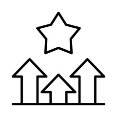 Reviews Isolated Silhouette Solid Line Icon with reviews, analytics, engagement, influencer, social, social-media Infographic Simple Vector Illustration