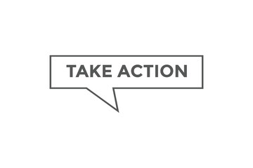 Take action button web banner templates. Vector Illustration
