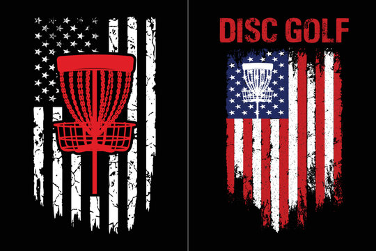 Disc Golf Patriotic Day Design